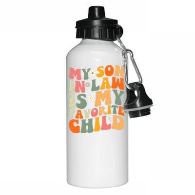 My Son In Law Is My Favorite Child Aluminum Water Bottle 