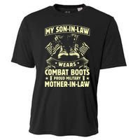 My Son In Law Wears Combat Boots Proud Military Mother In Law Cooling Performance Crew T-Shirt