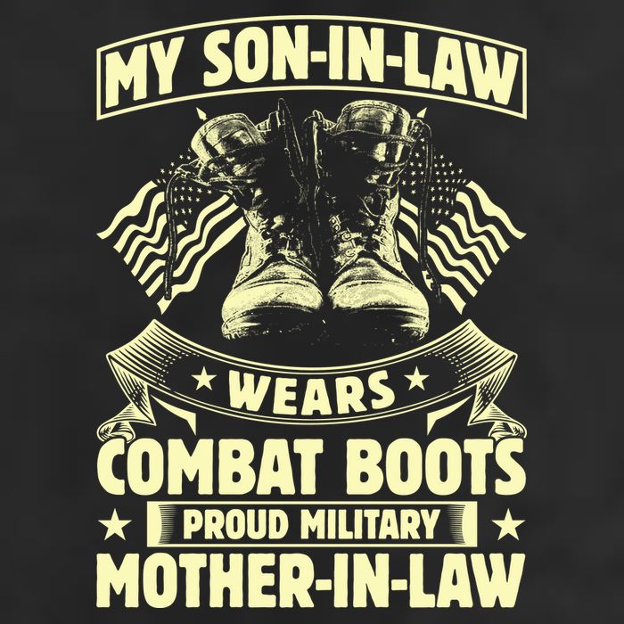 My Son In Law Wears Combat Boots Proud Military Mother In Law Adult Drive Performance Visor