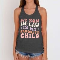 My Son In Law Is My Favorite Child Women's Knotted Racerback Tank