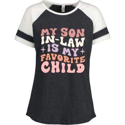 My Son In Law Is My Favorite Child Enza Ladies Jersey Colorblock Tee