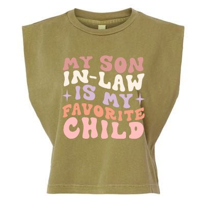 My Son In Law Is My Favorite Child Garment-Dyed Women's Muscle Tee