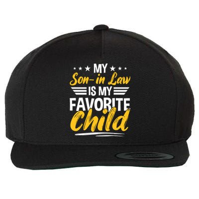 My Son In Law Is My Favorite Child Wool Snapback Cap