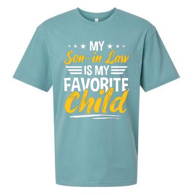 My Son In Law Is My Favorite Child Sueded Cloud Jersey T-Shirt