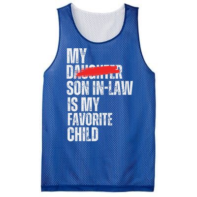 My Son In Law Is My Favorite Child Mesh Reversible Basketball Jersey Tank