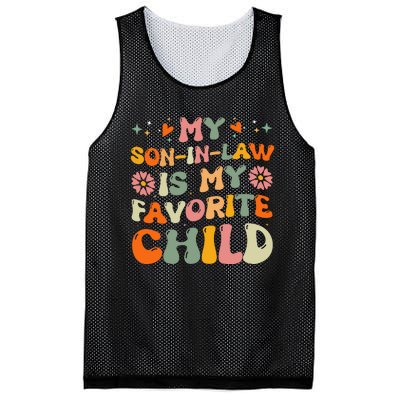 My Son In Law Is My Favorite Child Mom Mesh Reversible Basketball Jersey Tank