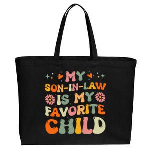 My Son In Law Is My Favorite Child Mom Cotton Canvas Jumbo Tote