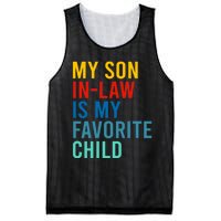 My Son In Law Is My Favorite Child Retro Mesh Reversible Basketball Jersey Tank