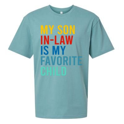 My Son In Law Is My Favorite Child Retro Sueded Cloud Jersey T-Shirt