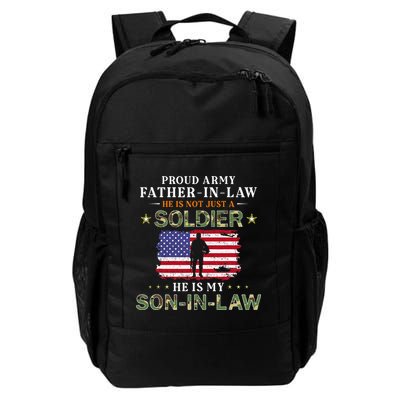 My SonInLaw Is A Soldier HeroProud Army FatherInLaw Backpack