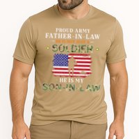 My SonInLaw Is A Soldier HeroProud Army FatherInLaw Cooling Performance Crew T-Shirt