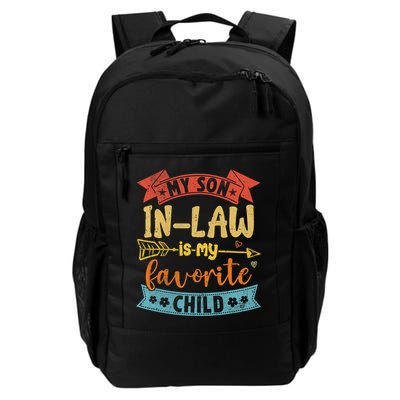 My Son In Law Is My Favorite Child Funny Retro Vintage  Backpack