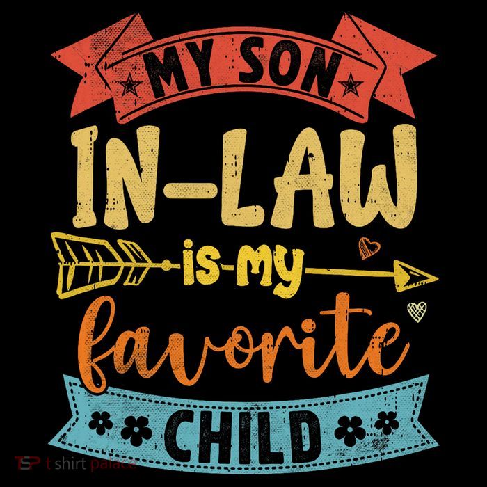 My Son In Law Is My Favorite Child Funny Retro Vintage  Kids T-Shirt