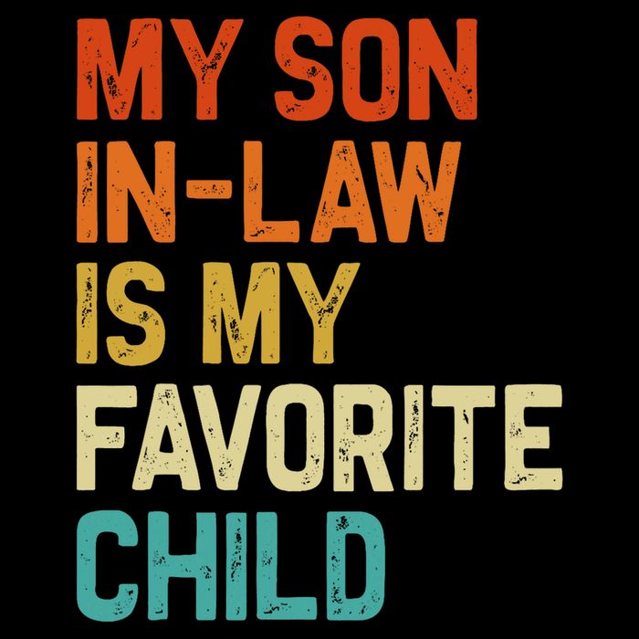 My Son In Law Is My Favorite Child Family Humor Retro Funny Zip Tote Bag