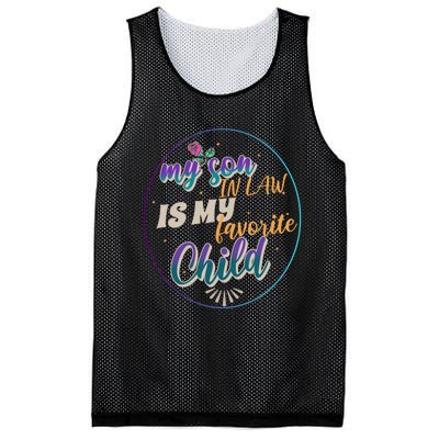 My Son In Law Is My Favorite Child Mesh Reversible Basketball Jersey Tank