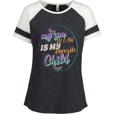 My Son In Law Is My Favorite Child Enza Ladies Jersey Colorblock Tee