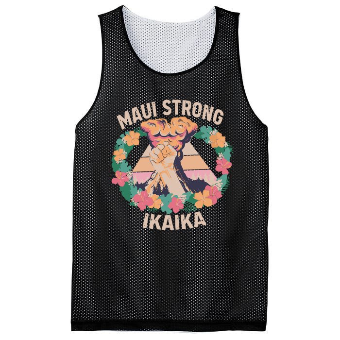 Maui Strong Ikaika Support Maui Fire Victim Mesh Reversible Basketball Jersey Tank