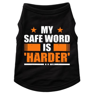 My Safeword Is Harder Inappropriate Doggie Tank
