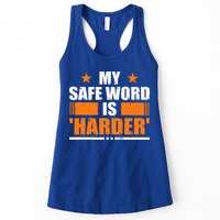 My Safeword Is Harder Inappropriate Womens Tank Top