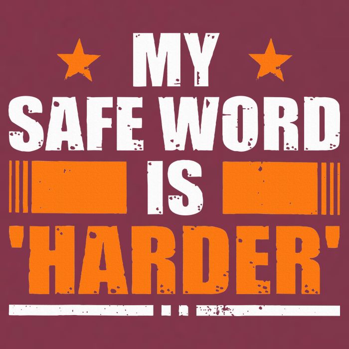 My Safeword Is Harder Inappropriate 16oz Travel Tumbler