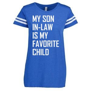 My Son In Law Is My Favorite Funny Family Gift Enza Ladies Jersey Football T-Shirt