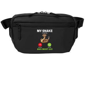 My Snake Is Calling And I Must Go Snakes Owner Zoologist Crossbody Pack