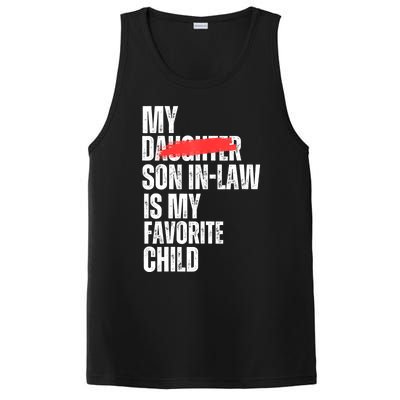 My Son In Law Is My Favorite Child Funny Replaced Daughter PosiCharge Competitor Tank