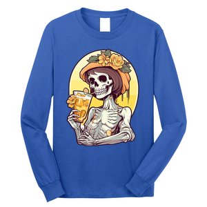 Momster Skeleton Ing Juice Funny Mom Mama Gift Long Sleeve Shirt