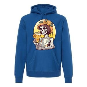 Momster Skeleton Ing Juice Funny Mom Mama Gift Premium Hoodie