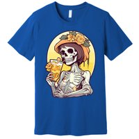 Momster Skeleton Ing Juice Funny Mom Mama Gift Premium T-Shirt