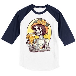 Momster Skeleton Ing Juice Funny Mom Mama Gift Baseball Sleeve Shirt