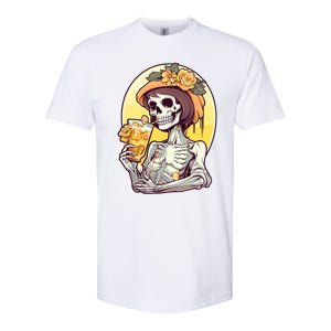 Momster Skeleton Ing Juice Funny Mom Mama Gift Softstyle CVC T-Shirt