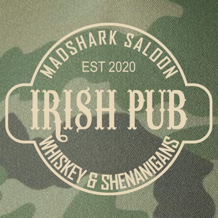 Madshark Saloon Irish Pub Whiskey & Shenanigans Legacy Tie Dye Trucker Hat
