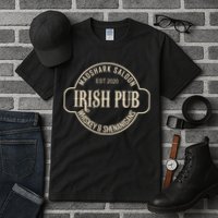 Madshark Saloon Irish Pub Whiskey & Shenanigans Tall T-Shirt