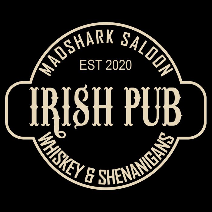 Madshark Saloon Irish Pub Whiskey & Shenanigans Backpack