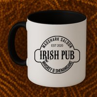Madshark Saloon Irish Pub Whiskey & Shenanigans Mug