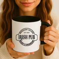 Madshark Saloon Irish Pub Whiskey & Shenanigans Mug