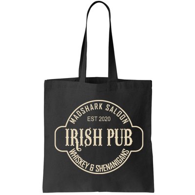 Madshark Saloon Irish Pub Whiskey & Shenanigans Bag