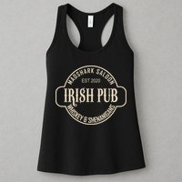 Madshark Saloon Irish Pub Whiskey & Shenanigans Womens Tank Top