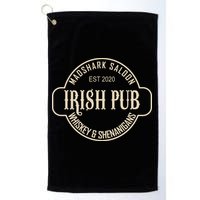 Madshark Saloon Irish Pub Whiskey & Shenanigans Golf Towel