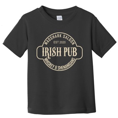 Madshark Saloon Irish Pub Whiskey & Shenanigans Toddler T-Shirt
