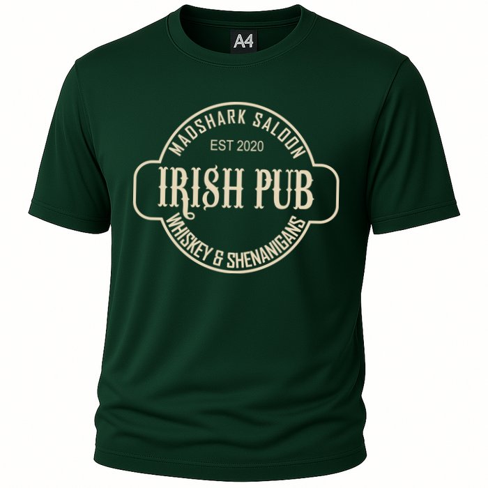 Madshark Saloon Irish Pub Whiskey & Shenanigans Performance Shirt