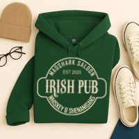 Madshark Saloon Irish Pub Whiskey & Shenanigans Hoodie