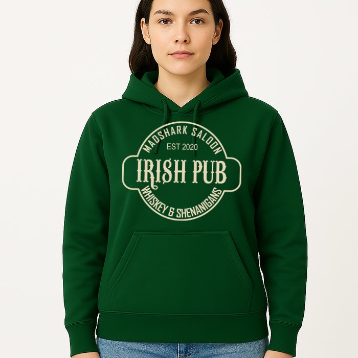 Madshark Saloon Irish Pub Whiskey & Shenanigans Hoodie