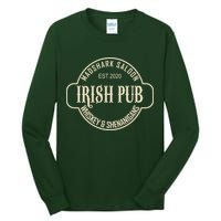 Madshark Saloon Irish Pub Whiskey & Shenanigans Tall Long Sleeve T-Shirt