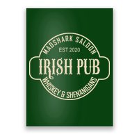 Madshark Saloon Irish Pub Whiskey & Shenanigans Poster