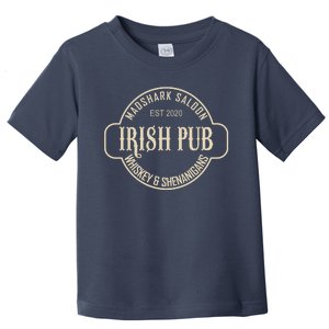 Madshark Saloon Irish Pub Whiskey & Shenanigans Toddler T-Shirt