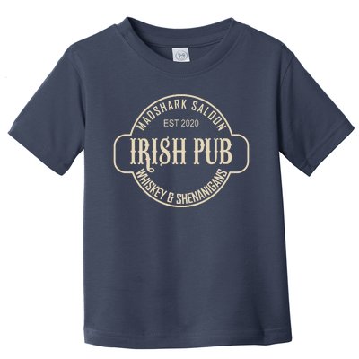 Madshark Saloon Irish Pub Whiskey & Shenanigans Toddler T-Shirt