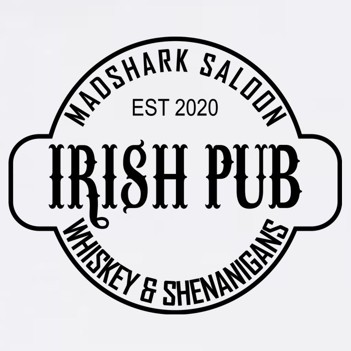 Madshark Saloon Irish Pub Whiskey & Shenanigans Garment-Dyed Sweatshirt