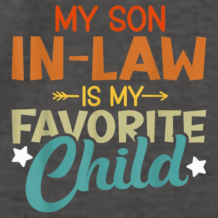 My Son-In-Law Is My Favorite Child Family Humor Dad Mom Vector Backpack